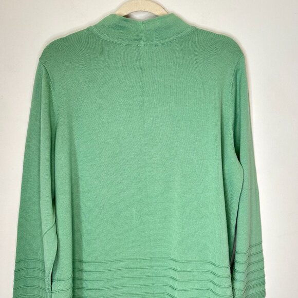 Isaac Mizrahi Pullover Mock Neck Sweater Tunic Kangaroo Pocket Size XL *D20 - Picture 10 of 16